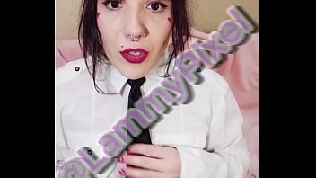 Lammy Pixel Memakai Seragam Ketat Ke Sekolah Sambil Membayangkan Adegan Panas