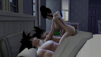 Mamá Y Esposa Caliente Episodio 2: Tetona Hermosa Es Embarrada Por Su Hijastro Junto Al Marido Cornudo, Zorrita Empinada Y Tomada Por El Culo Como Una Perra En Una Parodia Ntr De Dragon Ball