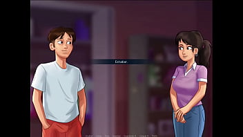 Petualangan Panas Musim Panas: Main Dengan Teman Dan Mamanya Yang Hot