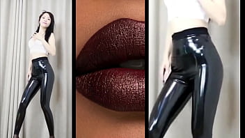 Celana Pvc Tembus Pandang Yang Menggoda Dari Gadis Tiongkok