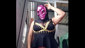 Sang Pelacur Rumah Ini! Adik Tiri Goda Ku Dengan Topeng Seksi Dan Tarian Arab Gaya Topless. Film Panas Buatan Rumah Dengan Brunette Menggiurkan.