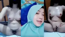 Ukhty Miss Bebel Berhijab Tapi Telanjang Dan Mengocok Memek