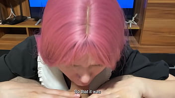 Kostum Seragam Mahasiswi Baru Untuk Oral, Ditunjukkan Kakak Tiri Pada Adik Tirinya Dengan Penuh Gairah