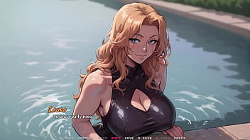 Kakak Tiriku Si Rambut Merah Pamer Bikini Baru, Pantat Dan Payudara Besarnya Menggoda Dalam Game Hentai Terlarang
