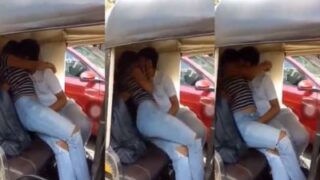 Gadis India 18 Tahun Yang Bergairah Bercinta Dengan Pacarnya Di Dalam Becak