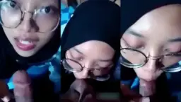 Hijab Mengisap Kontol Sampai Puas