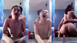 Kakak Adik Beraksi Mesra Di Samping Galon