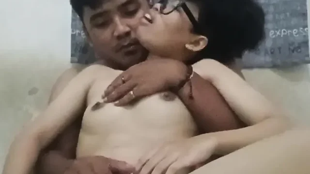 A Young Girl 18+ Having Sex With Her Boyfriend In The Living Room