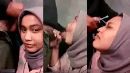 Mengotori Wajah Berjilbab Di Toilet Umum