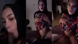 Ukhti Berjilbab Hitam Digoyang Ganas Di Kamar Hotel, Video Mesumnya Viral