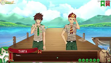 Game: Persahabatan Di Perkemahan – Jalan 2, Bagian 4: Memancing Bersama Taiga (dub Rusia)