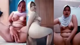 Cewek Berjilbab Tiktoker Digoyang Hingga Meleleh