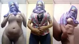 Mama Muda Berkerudung Montok, Gatel Siap Dientot