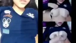 Bocil Chindo Pamer Dada Montok Bikin Ngiler