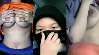 Hijab Alissa Remas-remas Toket Sambil Colmek, Nafsu Meledak Di Sini.