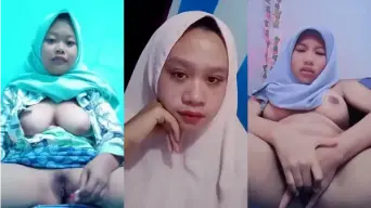 Kumpulan Cewek Hijab Nakal Mainin Memek Sendiri.
