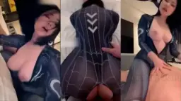 Ngocok Tebel Cewek Laba-laba Cosplay Onlyfans Bocor Part 2, Goyangannya Bikin Muncrat