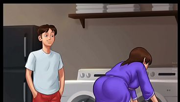 Malam-malam Musim Panas Rahasia [v21.0.0] | Ibu Tiri Cuma Nontin Diam-diam (18+) | Novel Visual Panas