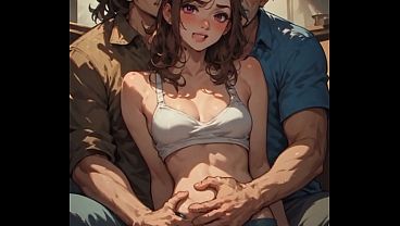 Ayah Tiri Sama Temennya Ngewein Anak Tiri Pake Suara Ai Cowok ( Bikinan Ai )